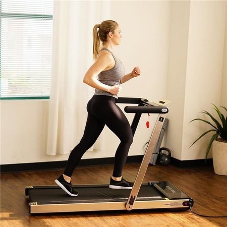 SUNNY HEALTH & FITNESS Sunny Health & Fitness 8730G Asuna Slim Folding Motorized Treadmill Trainer 8730G